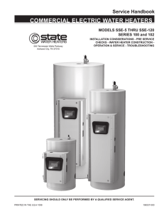 commercial electric Water HeaterS