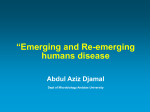 Examples of Emerging and Re-Emerging Infectious Disease