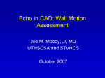 Echo In CAD: Wall Motion Assessment - Doctor