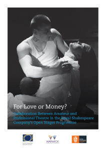 For Love or Money? - Little Theatre Guild