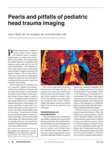 Pearls and pitfalls of pediatric head trauma imaging