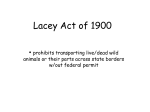 Lacey Act of 1900