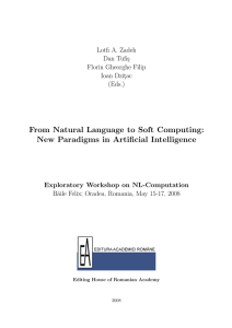 From Natural Language to Soft Computing: New Paradigms