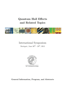 Quantum Hall Effects and Related Topics International Symposium