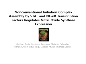 Nonconventional Initiation Complex Assembly by STAT and NF