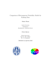 Comparison of Heterogeneous Probability Models for Ranking Data