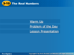 Real Numbers - Groupfusion.net