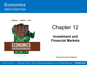 Investment and Financial Markets
