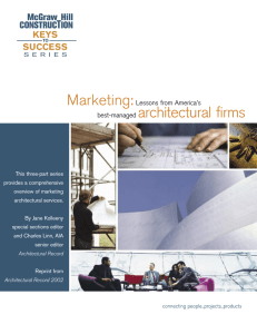 Marketing: architectural firms