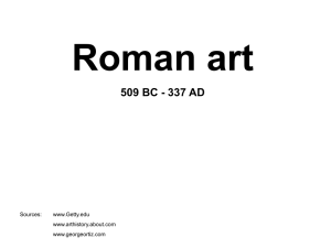 Roman art 509 BC