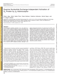 Guanine Nucleotide Exchange-Independent Activation of Gs Protein