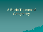 5 Basic Themes of Geography
