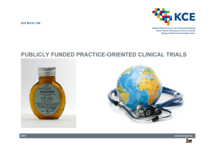 Publicly funded Practice-oriented Clinical Trials