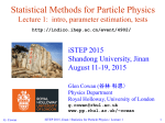 Statistical Methods for Particle Physics