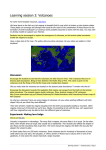 Learning session 3: Volcanoes