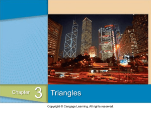 Unit 3.1 Congruent Triangles