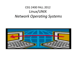 CEG 210 FALL 2010 Chapter 9 Network Operating Systems
