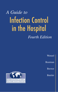 Guide to Infection Control in the Hospital 4th Edition