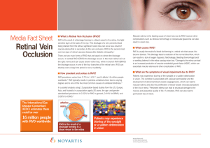 Retinal Vein Occlusion (RVO)