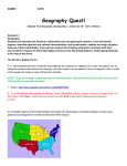Geography Quest Word Doc