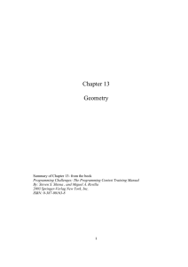 Chapter 13 Geometry