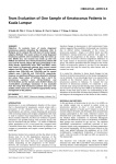 Tears Evaluation of One Sample of Keratoconus Patients in Kuala