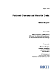 Patient-Generated Health Data