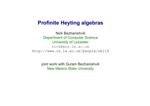 Profinite Heyting algebras
