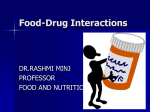 Food/Nutrient Effects on Drugs