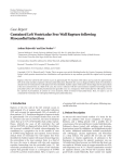 Case Report Contained Left Ventricular Free Wall Rupture