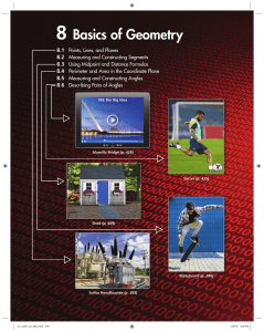 8 Basics of Geometry