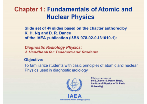 Chapter 1. Fundamentals of Atomic and Nuclear Physics