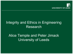 Ethics and integrity in engineering