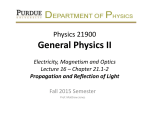 Lecture 16 - Purdue Physics