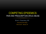 Pain and Prescription Drug Abuse
