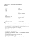 Chapter Three: Numerically Summarizing Data