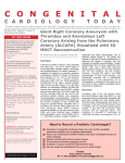 October - Congenital Cardiology Today