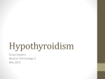 Hypothyroidism - Tonya Hopkins` Portfolio
