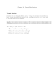 Chapter 13: Normal Distributions