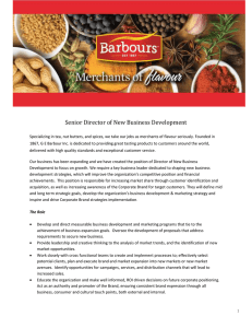 Senior Director of New Business Development