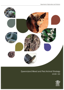 Pest animal management outcomes and actions