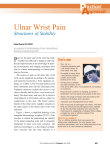 Ulnar Wrist Pain (Squire) - STA HealthCare Communications