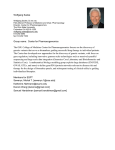 Wolfgang Sadee Group name: Center for Pharmacogenomics The