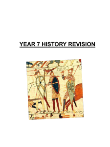 Yr7 Revision History end of year