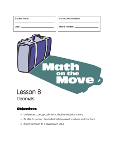 Lesson 8 - Geneseo Migrant Center