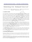 Pakistan Energy Crisis – Breaking the Vicious Cycle