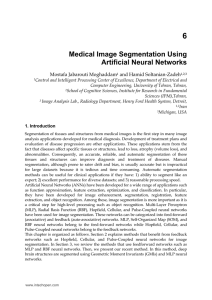 Medical Image Segmentation Using Artificial Neural Networks