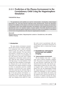 Prediction of the Plasma Environment in the Geostationary Orbit