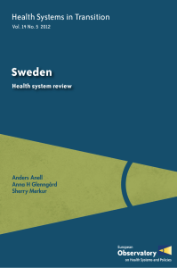 Health systems in transition : Sweden: health system