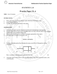 Practice Paper S1-B - Intensive Tutorial Service